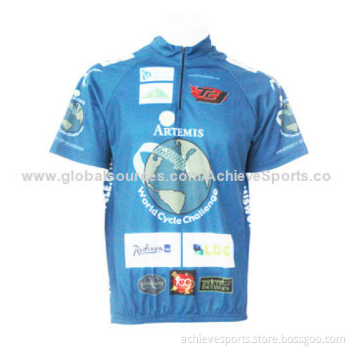 Customized Men's Cycling Shirt with Customized Designs Accepted
